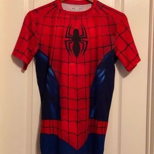 Under armor Spider-Man compression top